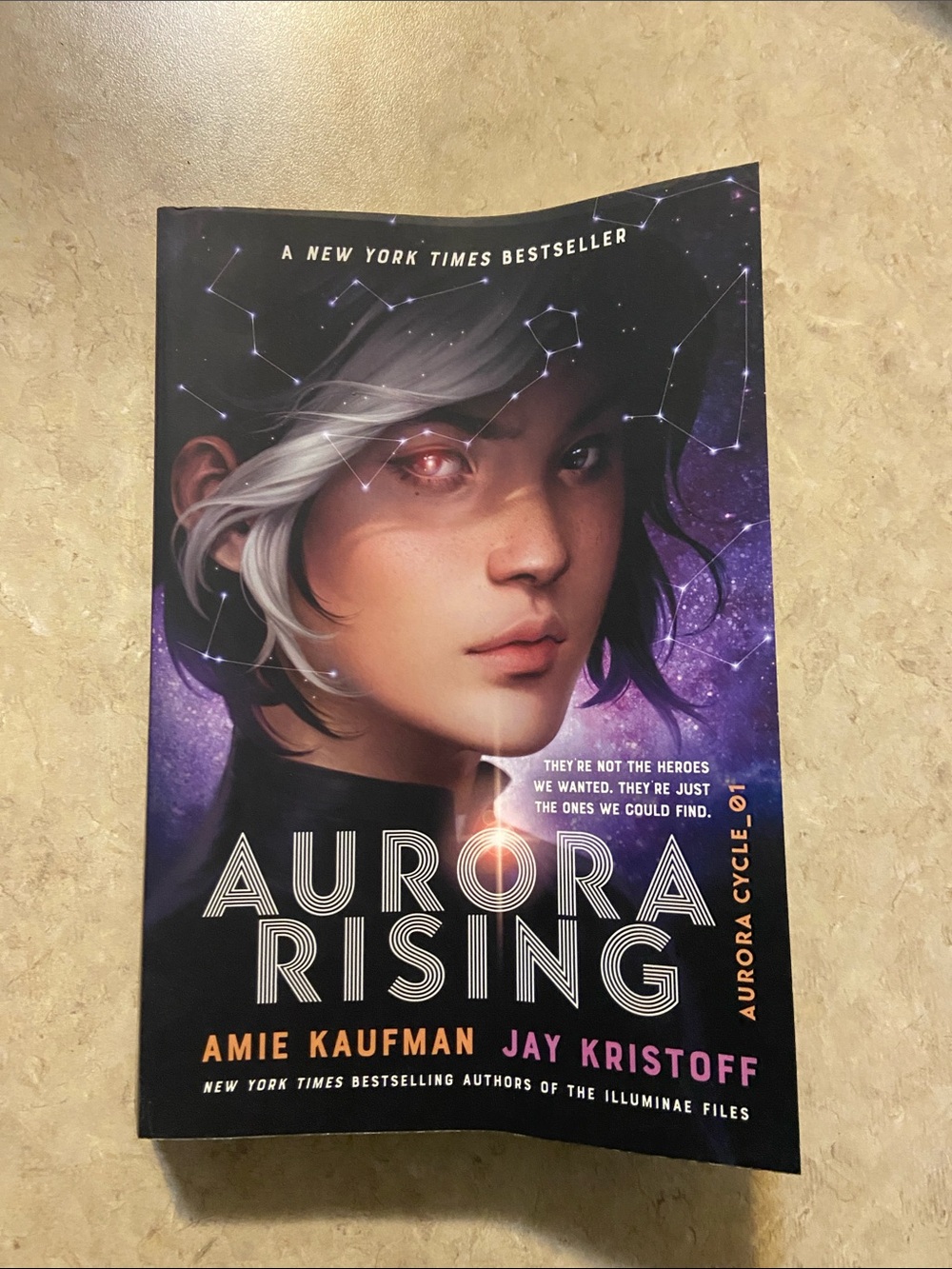 Jay Kristoff & Amie Kaufman Aurora Rising - Purple Cover
